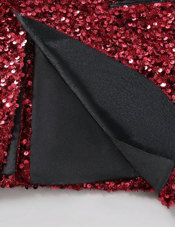 Costum SHEIN, rosu/negru