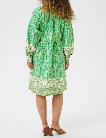 Rochie scurta Cream, verde