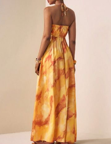 Rochie lunga SHEIN, portocaliu