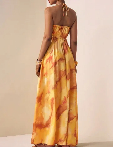 Rochie lunga SHEIN, portocaliu