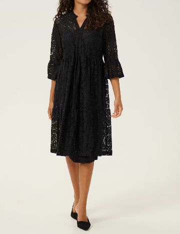 Rochie medie Cream, negru