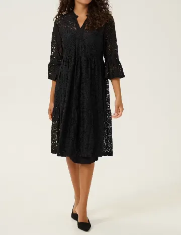 Rochie medie Cream, negru