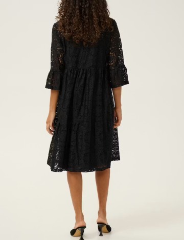 Rochie medie Cream, negru