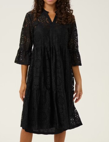 Rochie medie Cream, negru