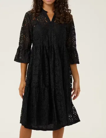 Rochie medie Cream, negru
