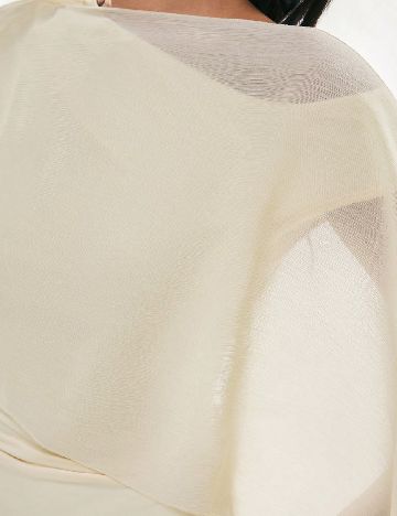 Rochie scurta SHEIN, crem