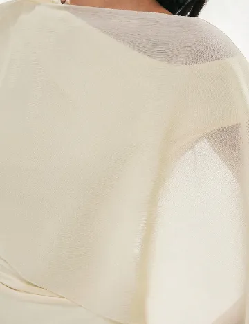 Rochie scurta SHEIN, crem