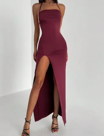 Rochie lunga SHEIN, pruna