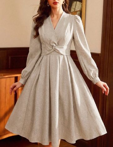 Rochie medie SHEIN, gri