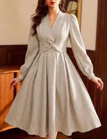 Rochie medie SHEIN, gri