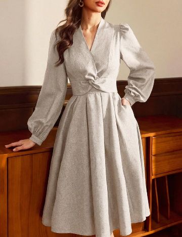 Rochie medie SHEIN, gri
