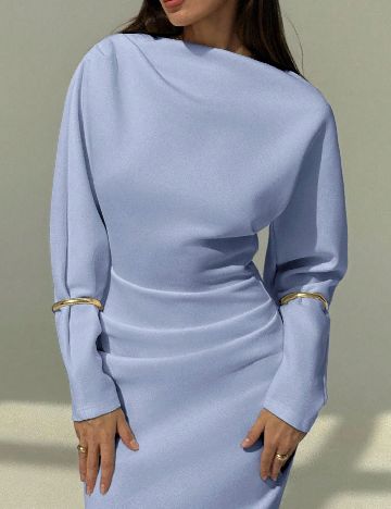 Rochie lunga SHEIN, albastru