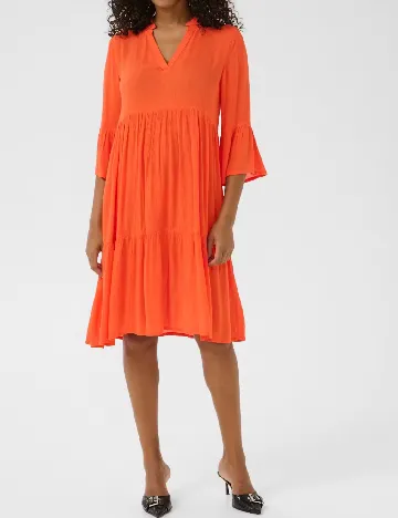 Rochie scurta Kaffe, portocaliu