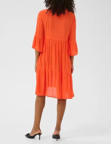 Rochie scurta Kaffe, portocaliu