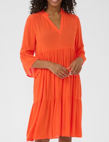 Rochie scurta Kaffe, portocaliu