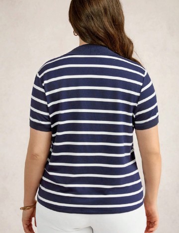 Tricou SHEIN CURVE, albastru