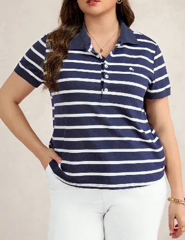 Tricou SHEIN CURVE, albastru