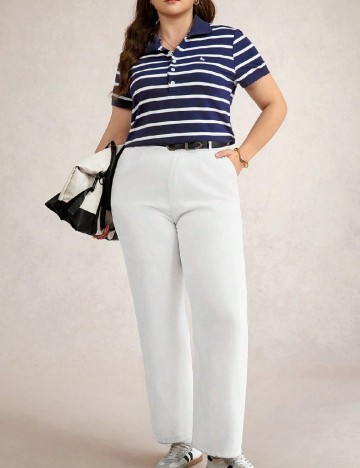 Tricou SHEIN CURVE, albastru