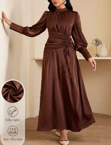 Rochie lunga SHEIN, maro