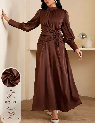 Rochie lunga SHEIN, maro