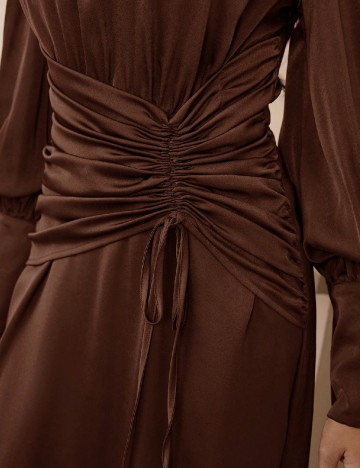 Rochie lunga SHEIN, maro