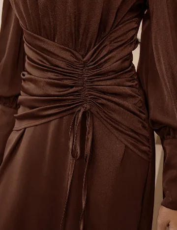 Rochie lunga SHEIN, maro