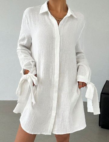 Rochie scurta SHEIN, alb