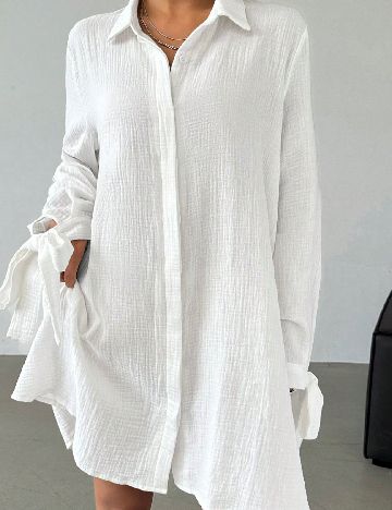 Rochie scurta SHEIN, alb