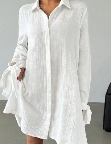Rochie scurta SHEIN, alb