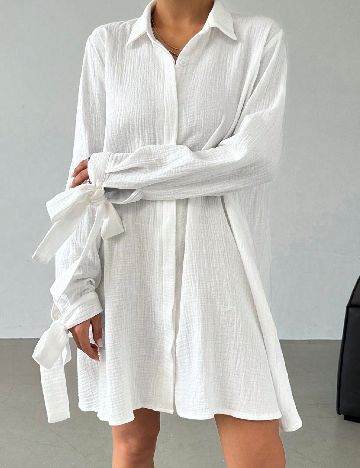 Rochie scurta SHEIN, alb