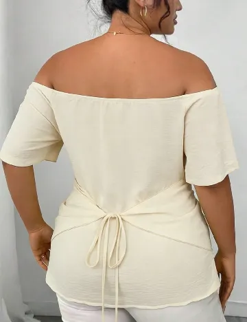 Bluza SHEIN CURVE, crem
