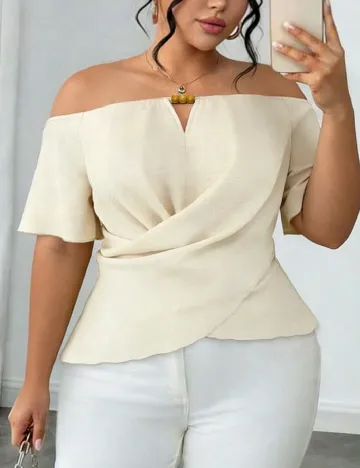 Bluza SHEIN CURVE, crem