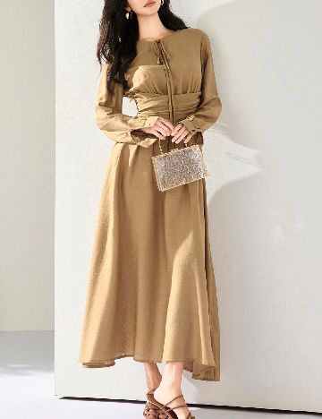 Rochie lunga SHEIN, maro