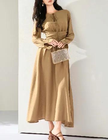 Rochie lunga SHEIN, maro