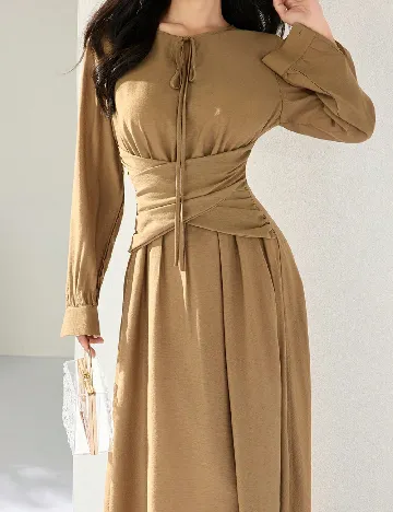Rochie lunga SHEIN, maro