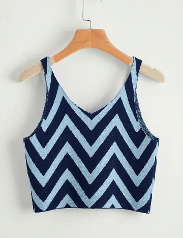 Top SHEIN, albastru