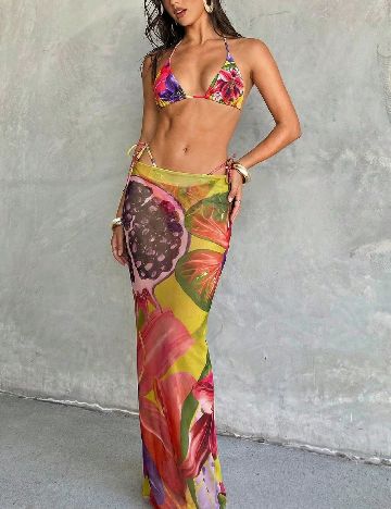 Costum de baie SHEIN, mix culori