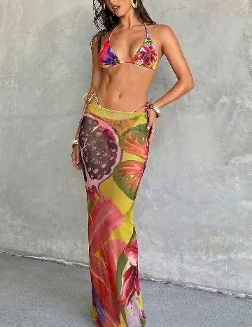Costum de baie SHEIN, mix culori