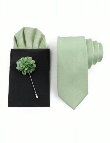 Cravata SHEIN, verde