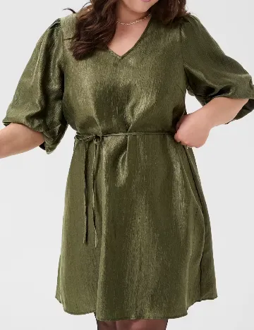 Rochie scurta Kaffe Curve, verde