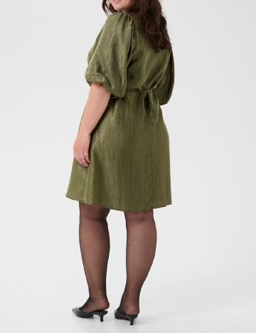 Rochie scurta Kaffe Curve, verde