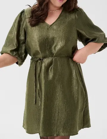 Rochie scurta Kaffe Curve, verde