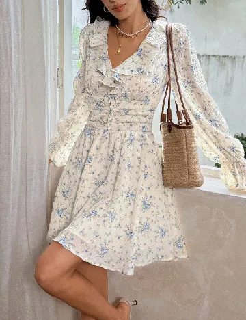 Rochie scurta SHEIN, alb