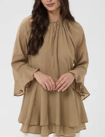 Rochie scurta Kaffe, maro