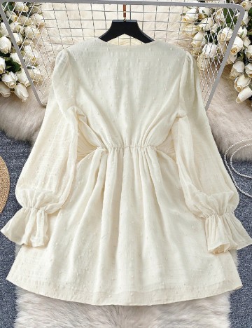 Rochie scurta SHEIN, ecru