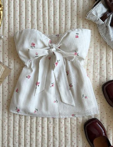 Top SHEIN, alb