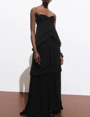 Rochie lunga Mango, negru