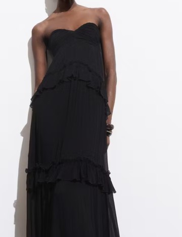 Rochie lunga Mango, negru