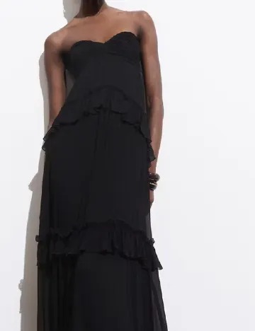 Rochie lunga Mango, negru