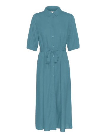 Rochie medie Cream, albastru